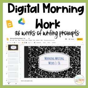 Digital Morning Writing
